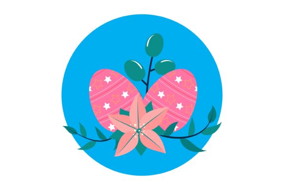 Easter Egg Pink and Floral: A Design Delight
