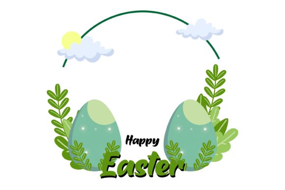 Embrace the Charm of Easter Decor Illustration Floral Cloud
