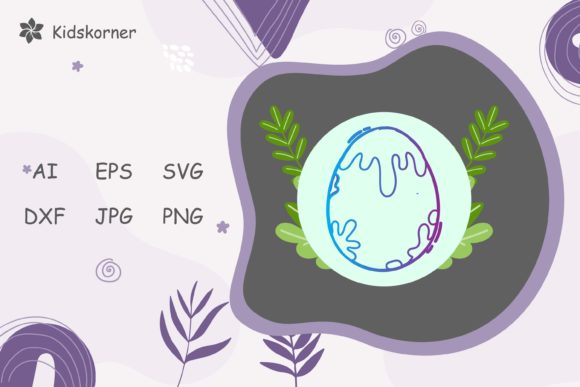 Exploring the Easter Egg Pattern Floral Line Gradient: A Versatile Design Element
