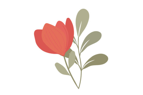 Floral Flower Vector Illustration 9: A Versatile and Editable Design Solution
