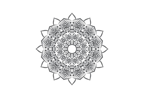 Laser Cutting Mandala Floral Logo Design: A Versatile and Elegant Choice